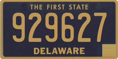 DE license plate 929627