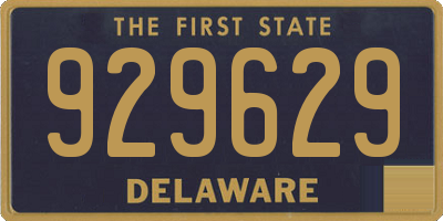DE license plate 929629
