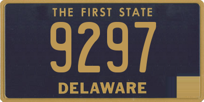 DE license plate 9297