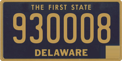 DE license plate 930008