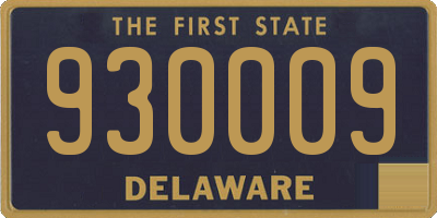 DE license plate 930009