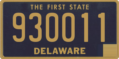 DE license plate 930011