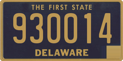 DE license plate 930014