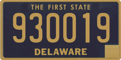 DE license plate 930019