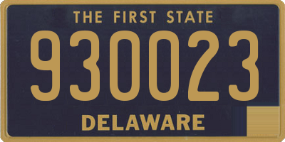DE license plate 930023