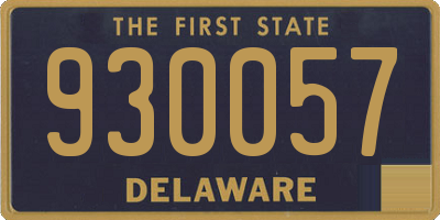 DE license plate 930057