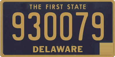 DE license plate 930079