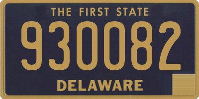 DE license plate 930082