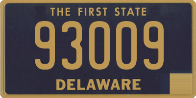 DE license plate 93009