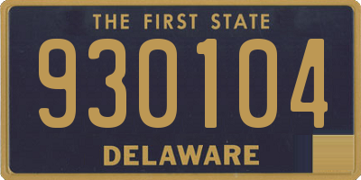 DE license plate 930104