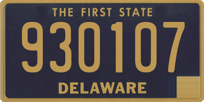 DE license plate 930107