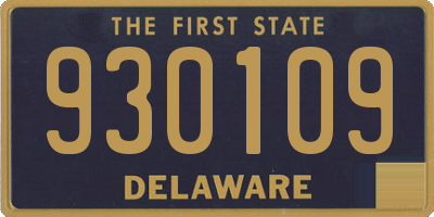 DE license plate 930109