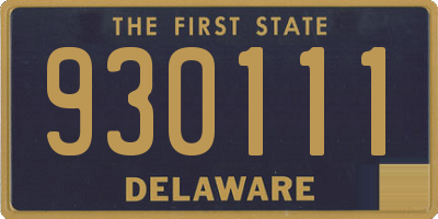 DE license plate 930111