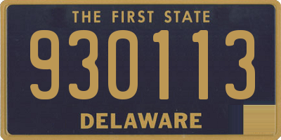 DE license plate 930113