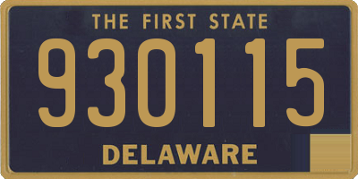 DE license plate 930115