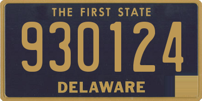 DE license plate 930124