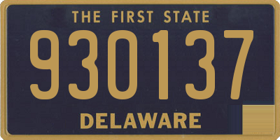 DE license plate 930137