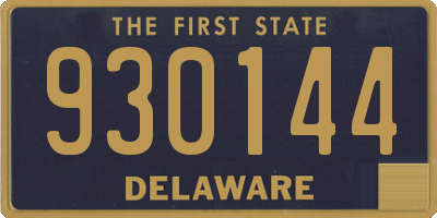 DE license plate 930144