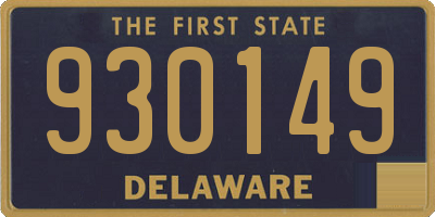 DE license plate 930149