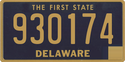 DE license plate 930174