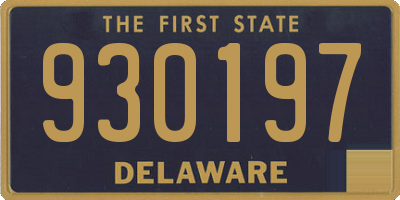 DE license plate 930197