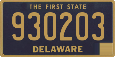 DE license plate 930203