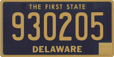 DE license plate 930205