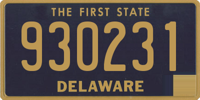 DE license plate 930231