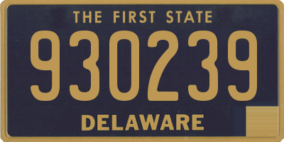 DE license plate 930239