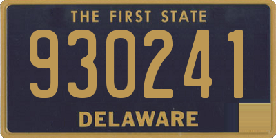 DE license plate 930241