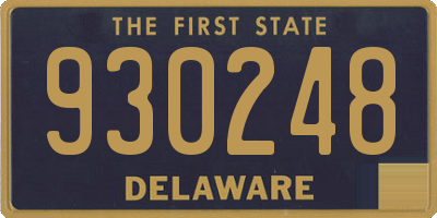 DE license plate 930248