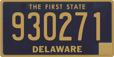 DE license plate 930271