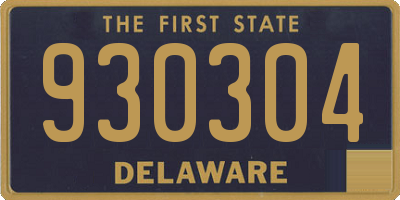 DE license plate 930304