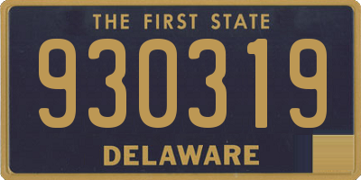 DE license plate 930319
