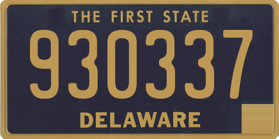 DE license plate 930337