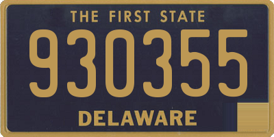 DE license plate 930355