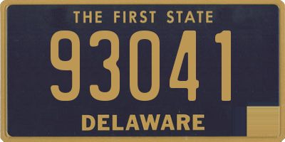 DE license plate 93041