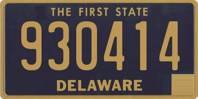 DE license plate 930414