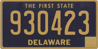 DE license plate 930423