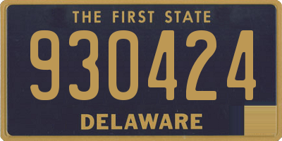 DE license plate 930424