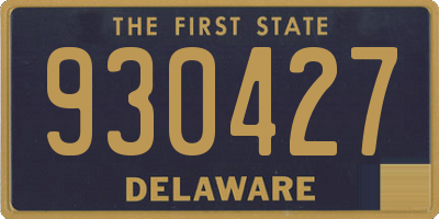 DE license plate 930427
