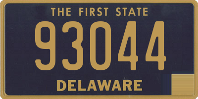 DE license plate 93044