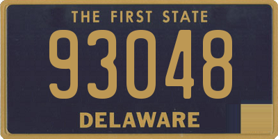 DE license plate 93048