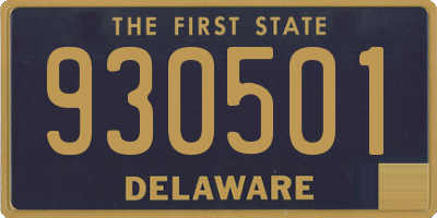 DE license plate 930501