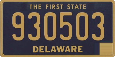DE license plate 930503