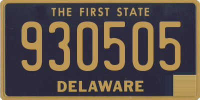 DE license plate 930505