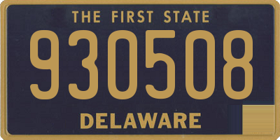 DE license plate 930508