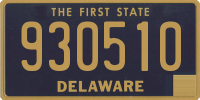 DE license plate 930510