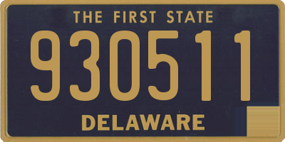 DE license plate 930511
