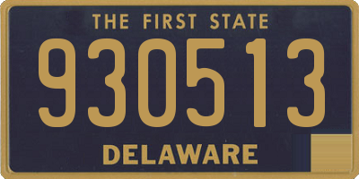 DE license plate 930513